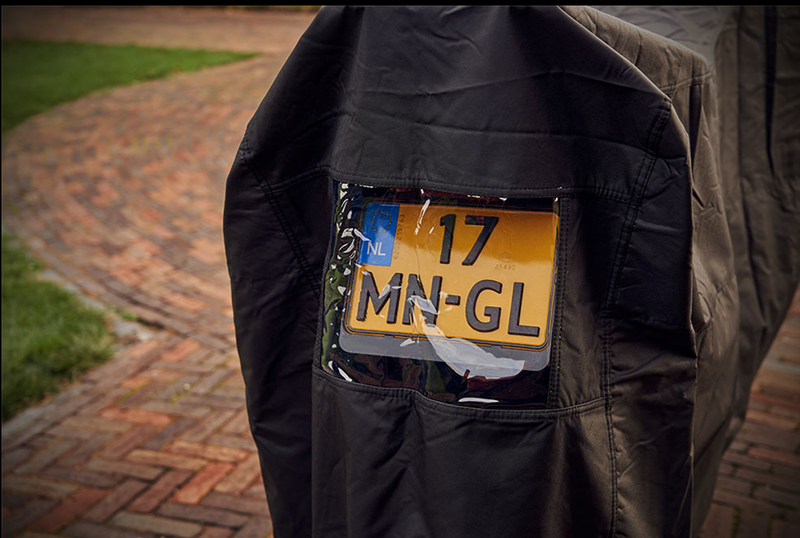 Motorhoes DS Covers ALFA medium - met kentekenvenster