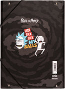 elasto-/foldermap junior A4 34 x 24 cm zwart/rood