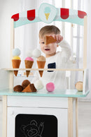 ijskraam junior 52 x 3 x 13 cm hout/polyester 10-delig