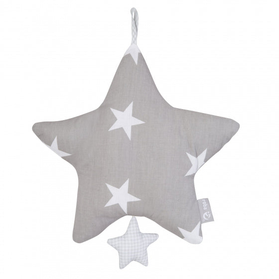 muziekdoos Little Stars 27 cm grijs