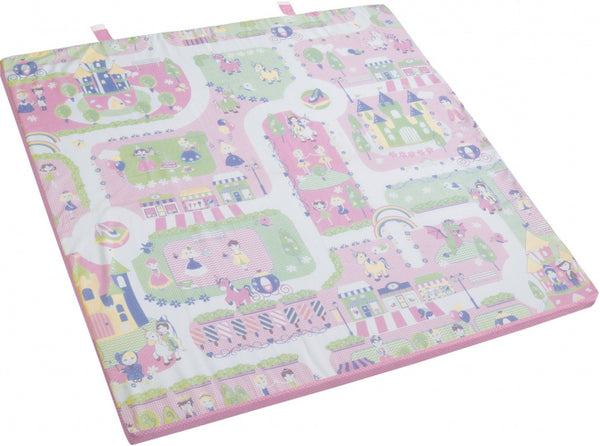 speelkleed Princess meisjes 120 x 120 x 4 cm roze 2-delig