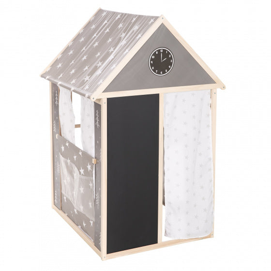 speelhuis Stars junior 94,5 x 82,5 x 128 cm hout grijs