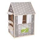 speelhuis Stars junior 94,5 x 82,5 x 128 cm hout grijs