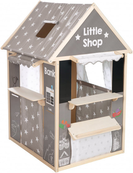 speelhuis Stars junior 94,5 x 82,5 x 128 cm hout grijs