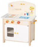 speelkeuken junior 52 x 30 x 63 cm hout naturel 8-delig