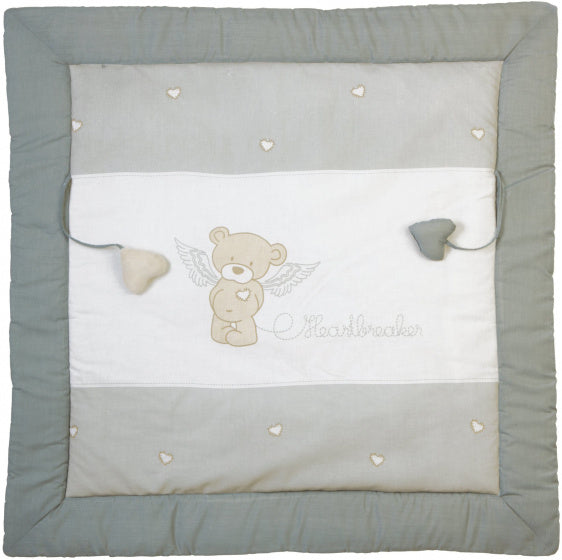 speelkleed Heartbreaker junior 100 x 100 cm katoen grijs