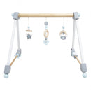 speeltrapeze Nijntje junior 61 x 42,5 cm hout wit/grijs