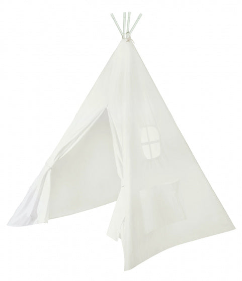 tipi speeltent junior 117 x 110 x 156 cm canvas wit