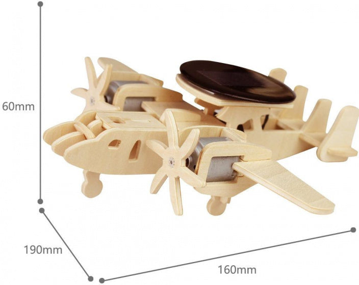 3D-modelbouw Airborne P330 16 x 19 cm hout 21-delig