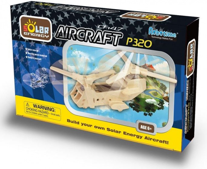 3D-modelbouw Boeing CH-47 hout 25 cm naturel 31-delig