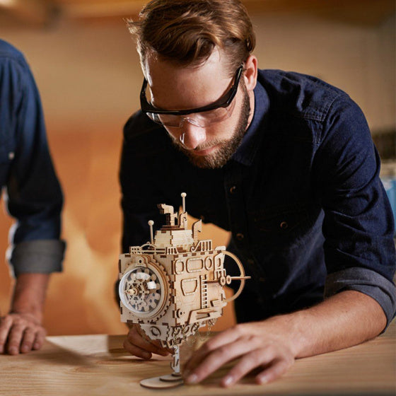 DIY muziekdoosje houten onderzeeër 160-delig