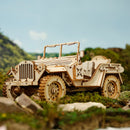 modelbouwpakket Army Jeep 18,9 cm hout 369-delig