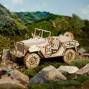 modelbouwpakket Army Jeep 18,9 cm hout 369-delig