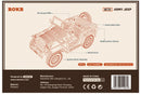 modelbouwpakket Army Jeep 18,9 cm hout 369-delig