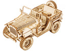 modelbouwpakket Army Jeep 18,9 cm hout 369-delig
