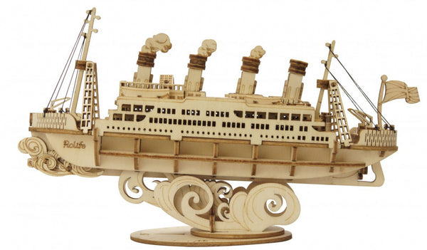 modelbouwpakket Cruise Ship 10,9 cm hout 104-delig