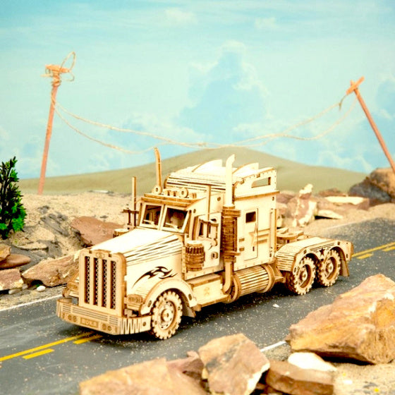 modelbouwpakket Heavy Truck 22,4 cm hout 286-delig