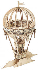 modelbouwpakket Hot Air Ballon 21 cm hout 140-delig