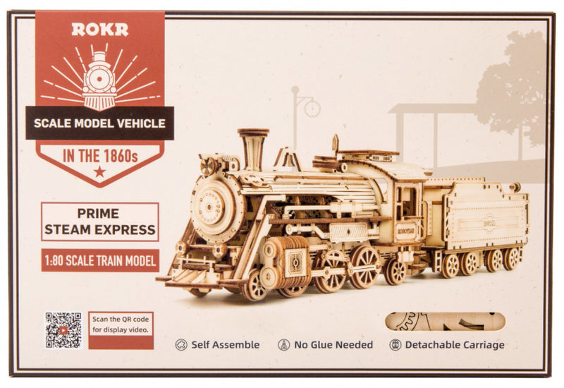 modelbouwpakket Prime Steam Express hout 308-delig
