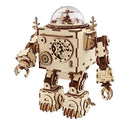 muziekdoos Orpheus Steampunk 15 cm hout 221-delig