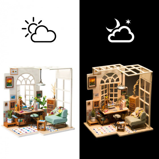 Soho Tijd DGM01 modelbouw Poppenhuis met LED licht