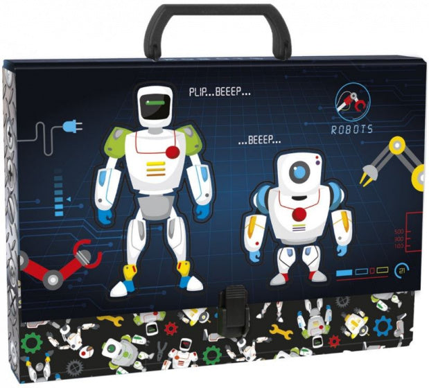 opbergkoffer junior 33 x 24 cm karton zwart