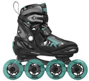 inline skates Moody Tif 82A zwart/aqua maat 36-40