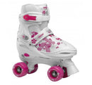 quaddy 3.0 rolschaatsen wit/roze 34-37