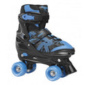 quaddy 3.0 rolschaatsen zwart/blauw 38-41