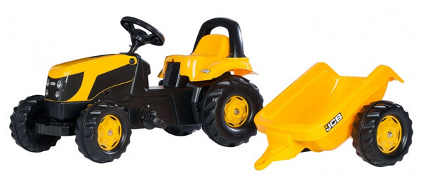 Rolly Toys 012619 RollyKid JCB Tractor + Aanhanger