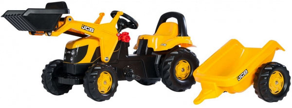 traptractor RollyKid JCB junior geel/zwart