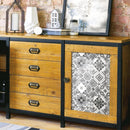 behang Peel and Stick Mediteran. 503 cm vinyl zwart