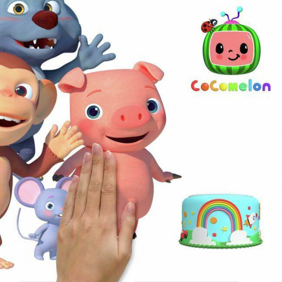 muursticker Cocomelon alfabet junior vinyl 134-delig