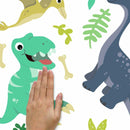muursticker Friendly Dinosaur 24,4 cm vinyl 26-delig