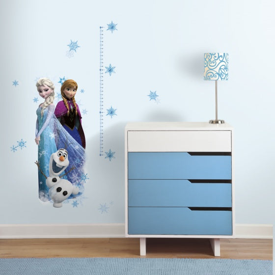 muursticker groeimeter Frozen vinyl 98 x 42 cm