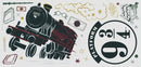 muursticker Hogwarts Express vinyl zwart 23-delig