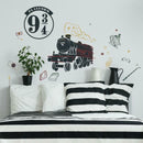 muursticker Hogwarts Express vinyl zwart 23-delig