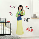 muursticker Mulan junior 42 x 126 cm vinyl 37-delig