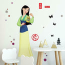 muursticker Mulan junior 42 x 126 cm vinyl 37-delig