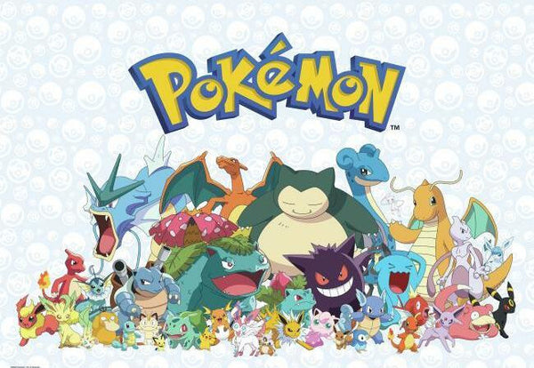 muursticker Pokémon junior 65,2 x 91,7 cm vinyl