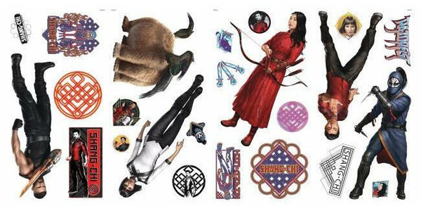 muursticker Shang-Chi junior 44 x 23 cm vinyl 17-delig