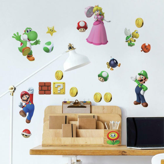 muurstickers Super Mario junior vinyl 20-delig