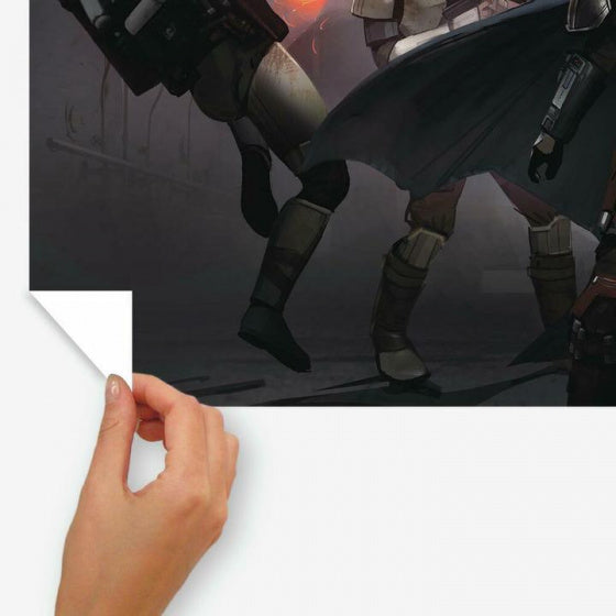muursticker The Mandalorian 42,7 x 91,6 cm vinyl