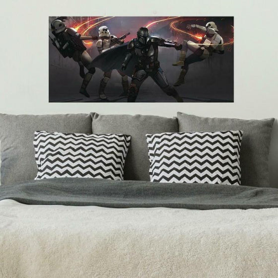 muursticker The Mandalorian 42,7 x 91,6 cm vinyl