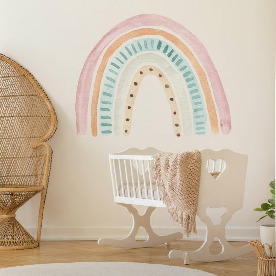 muursticker Rainbow 66,3 x 94 cm vinyl 7-delig