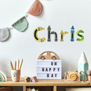 muurstickers A to Z Crayon Alphabet vinyl 97-delig