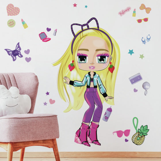 muurstickers LOL Boxy Girls Hazel 92,7 cm 41-delig