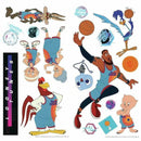 muurstickers Space Jam junior vinyl 34-delig