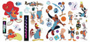 muurstickers Space Jam junior vinyl 34-delig