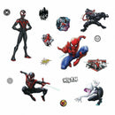 muurstickers Spider-Man Miles Morales vinyl 15-delig